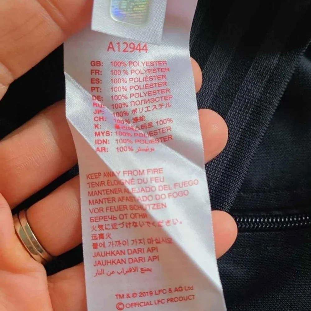 Liverpool LFC All Black Jacket SMALL - Picture 6 of 6